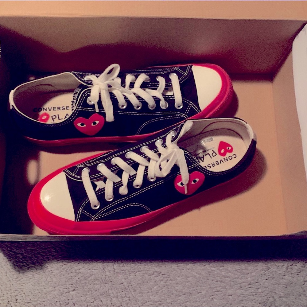 converse x play comme des garçons